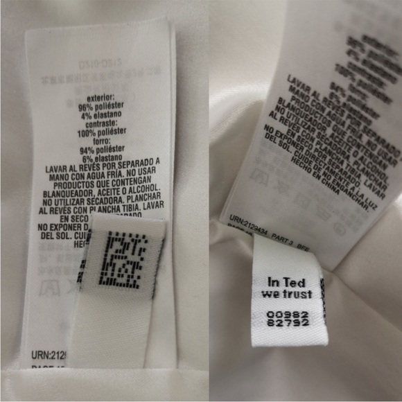 Ted Baker | Floral fitted white dress | Size 1 - Picture 9 of 11